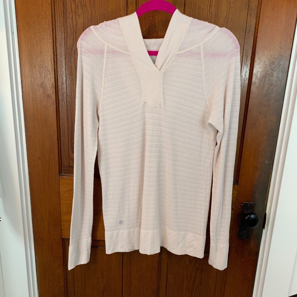 Athleta light V-neck Hoodie L - Picture 1 of 6